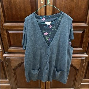 🤑 3 for $9 - NY Style Vest/ Jacklyn Smith Shirt